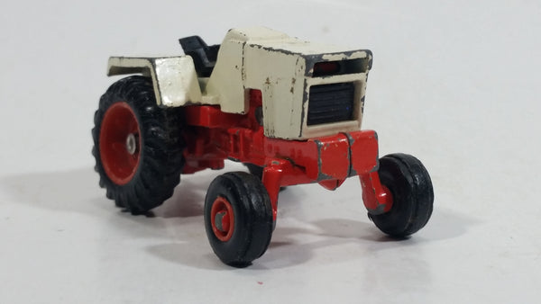Vintage Ertl Case Agri King Farm Tractor White and Red Die Cast Toy Farming Machine Equipment Vehicle