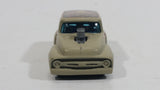 2005 Hot Wheels Pin Hedz '56 Ford Truck Flat Brown Beige Die Cast Toy Car Hot Rod Vehicle with Opening Hood
