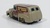 2005 Hot Wheels Pin Hedz '56 Ford Truck Flat Brown Beige Die Cast Toy Car Hot Rod Vehicle with Opening Hood - Treasure Valley Antiques & Collectibles