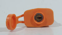 Abus Padlock 70AL45ORA Orange Rubber Coated Lock with Lock Cover and Key - Treasure Valley Antiques & Collectibles