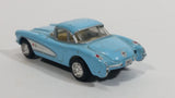 Kinsmart 1957 Chevrolet Corvette Light Blue 1/64 Scale Die Cast Toy Car Vehicle