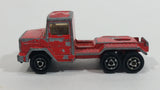 Vintage Majorette Magirus Red Semi Tractor Truck 1:100 Scale Die Cast Toy Car Trucking Rig Vehicle Version 2 - Treasure Valley Antiques & Collectibles