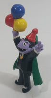 Applause Muppets Count Von Count Holding Balloons Toy 3 3/4" PVC Figurine - Treasure Valley Antiques & Collectibles