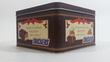 1993 Mars Snickers Chocolate Bar Christmas Norman Rockwell 1924 Brown Metal Tin Container Collectible - Treasure Valley Antiques & Collectibles
