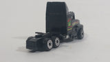 1992 Racing Champions Mello Yello Soda Pop Beverage Semi Tractor Truck Black Die Cast Toy Car Delivery Rig Vehicle