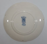 Vintage Johnson Bros "Haddon Hall" Blue and White 9" Round Ceramic Plate