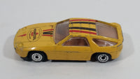 Vintage Zee Toys Dyna Wheels Porsche 928S Pennzoil Yellow Die Cast Toy Car Vehicle
