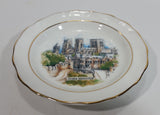 Rare Vintage Foley China York Minster Gold Rimmed Saucer Plate Souvenir Travel Collectible