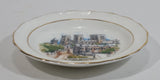 Rare Vintage Foley China York Minster Gold Rimmed Saucer Plate Souvenir Travel Collectible