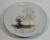 Vintage 1978 Precious Moments Jonathan & David "Blessed Are The Pure In Heart" China Collectible Plate - Enesco Imports
