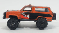 Vintage Yatming Chevy Blazer 4x4 Orange Die Cast Toy Car Vehicle