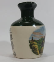 Glen Fiona Lindisfarne Ceramics Scotch Whisky 5 cl. Edinburgh Castle Themed Miniature Jug - Treasure Valley Antiques & Collectibles