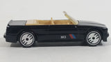 Rare Version 1990 Hot Wheels Ultra Hots BMW 323 M3 Black Die Cast Toy Car Vehicle - BMW Stamped License Plate