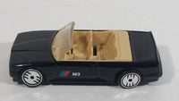 Rare Version 1990 Hot Wheels Ultra Hots BMW 323 M3 Black Die Cast Toy Car Vehicle - BMW Stamped License Plate