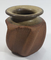 Miller Stoneware Handmade Twisted Style Flower Pot Planter