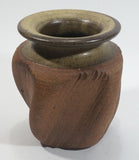 Miller Stoneware Handmade Twisted Style Flower Pot Planter