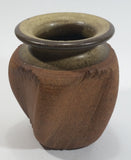 Miller Stoneware Handmade Twisted Style Flower Pot Planter