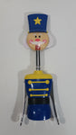 Cute Boston Warehouse Winter Holiday Christmas Blue Nutcracker Wine Bottle Corkscrew Opener - Treasure Valley Antiques & Collectibles