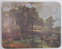 Vintage Set of 6 Old English Country Scenery Felt Backed Place Mats