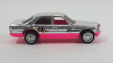 1990 Hot Wheels California Customs Mercedes 380 SEL Chrome and Pink Die Cast Toy Luxury Car Vehicle