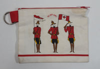 2002 Magenta RCMP Royal Canadian Mounted Police Sarah Deggan Small Pouch with Zipper
