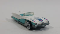 1991 Hot Wheels Street Beast White and Turquoise Die Cast Toy Car Vehicle - Treasure Valley Antiques & Collectibles