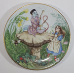 Vintage 1981 Limoges France Sandy Nightingale Alice In Wonderland "Alice and the Caterpillar" Limited Edition 24K Gold Border Collector Plate