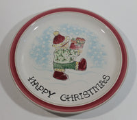 Denby "Happy Christmas" Winter Holiday Themed Collectible Decorative Plate