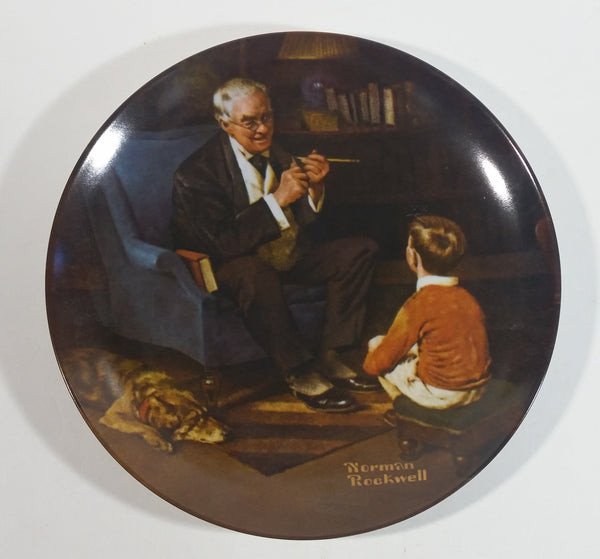 Vintage 1982 Norman Rockwell Heritage Collection "The Tycoon" Collector Plate