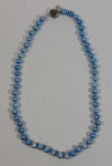 Light Baby Blue 18" Pearl Necklace