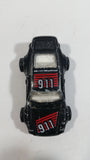 Vintage Majorette Porsche 911 Turbo No. 209 Black 1/57 Scale Die Cast Toy Car Vehicle with Opening Doors