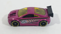 2015 Hot Wheels Asphalt Assault Magenta Purple #55 Die Cast Toy Car Vehicle