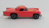 1987 Hot Wheels Color Racers '57 T-Bird 1957 Ford Thunder Bird Pink Peach Orange Die Cast Toy Car Vehicle