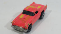 1987 Hot Wheels Color Racers '57 T-Bird 1957 Ford Thunder Bird Pink Peach Orange Die Cast Toy Car Vehicle - Treasure Valley Antiques & Collectibles