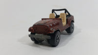 1983 Hot Wheels Jeep CJ-7 Yellow Brown Die Cast Toy Car Vehicle - Treasure Valley Antiques & Collectibles