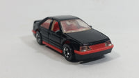 1991 Hot Wheels Peugeot 405 Black Die Cast Toy Car Vehicle