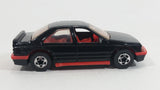 1991 Hot Wheels Peugeot 405 Black Die Cast Toy Car Vehicle