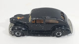 1983 Hot Wheels Hot Ones '40 Ford 2-Door Black Die Cast Toy Hot Rod Car Vehicle - Treasure Valley Antiques & Collectibles