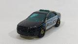 2007 Hot Wheels Police Patrol Ford Fusion 002 Black Die Cast Toy Cop Law Enforcement Car Vehicle - Treasure Valley Antiques & Collectibles