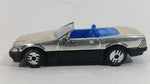 1991 Hot Wheels Mercedes-Benz SL Convertible Chrome Black Die Cast Toy Luxury Car Vehicle - Treasure Valley Antiques & Collectibles