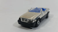 1991 Hot Wheels Mercedes-Benz SL Convertible Chrome Black Die Cast Toy Luxury Car Vehicle