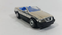 1991 Hot Wheels Mercedes-Benz SL Convertible Chrome Black Die Cast Toy Luxury Car Vehicle - Treasure Valley Antiques & Collectibles