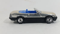 1991 Hot Wheels Mercedes-Benz SL Convertible Chrome Black Die Cast Toy Luxury Car Vehicle