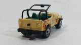 1998 Matchbox Jeep Wrangler Black Star Ranch Beige Brown Camouflage Die Cast Toy Car Vehicle