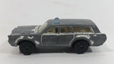 Vintage PlayArt Police Mercury Station Wagon White Die Cast Toy Car Vehicle Made in Hong Kong