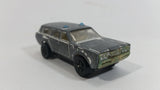 Vintage PlayArt Police Mercury Station Wagon White Die Cast Toy Car Vehicle Made in Hong Kong
