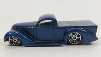 2002 Hot Wheels First Editions Super Smooth Truck Metalflake Dark Blue Die Cast Toy Low Rider Car Vehicle - Treasure Valley Antiques & Collectibles