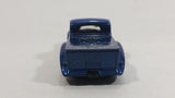 2002 Hot Wheels First Editions Super Smooth Truck Metalflake Dark Blue Die Cast Toy Low Rider Car Vehicle
