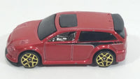 2007 Hot Wheels Code Car Audacious Metalflake Dark Red Die Cast Toy Car Vehicle