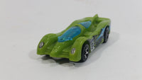 2006 Hot Wheels Terrordactyl Power Pistons Lime Green Plastic Body Die Cast Toy Race Car Vehicle
